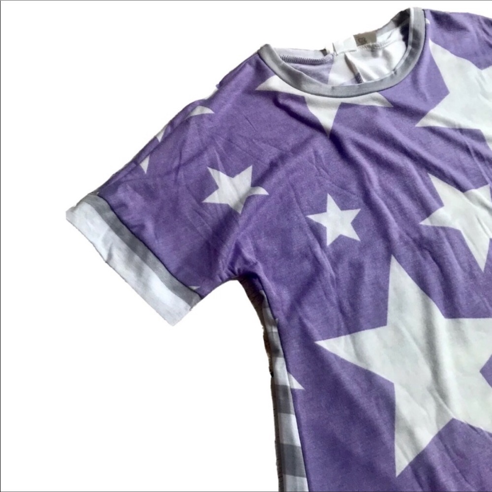 NWT Boutique Haptics Purple Stars Stripes - Picture 5 of 7